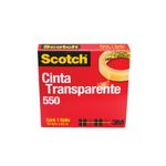 9703 - CINTA ADHESIVA TRANSP 550  18x65M ACETATO