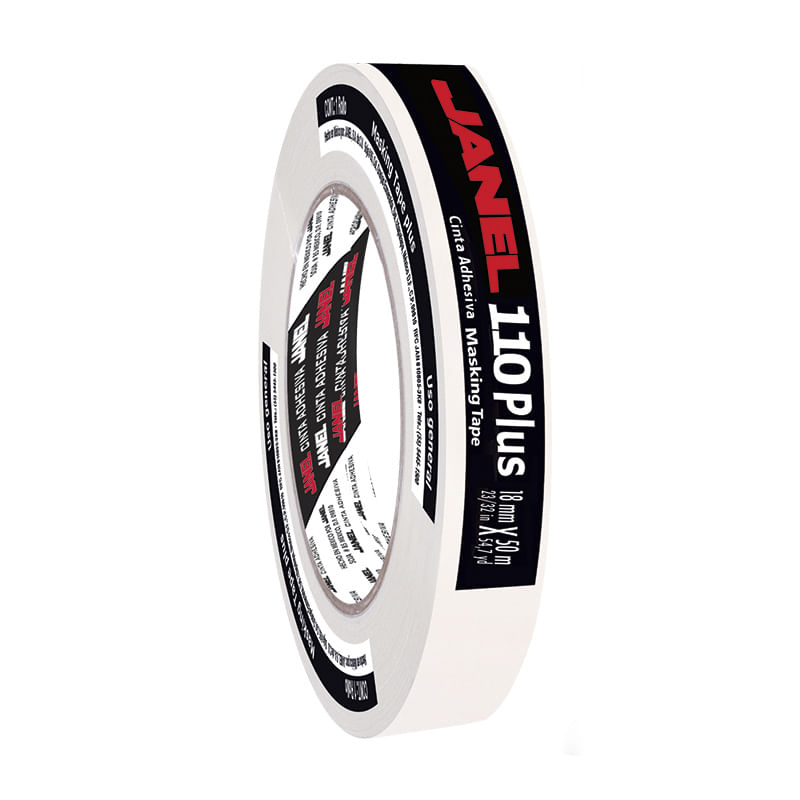 9844 - CINTA MASKING TAPE PLUS 110 18x50M JANEL