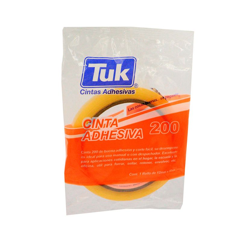 9661 - CINTA ADHESIVA TRANSP 200 12X65 POLIPROP