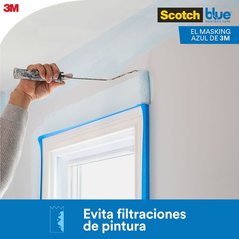 45354 - CINTA AZUL PARA PINTORES MULTIUSOS SCOTCH 2 5 CM X 54 8M