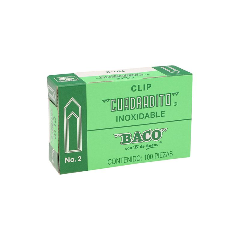 10783 - CLIP CUADRADO #2 CON 100