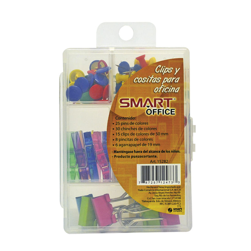 10838 - CLIPS Y COSITAS ESTUCHE P/OFNA C/5DIV