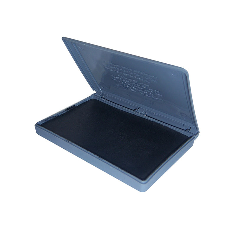 10840 - COJIN ENTINTADO PARA SELLO PLASTICO MEDIANO NEGRO