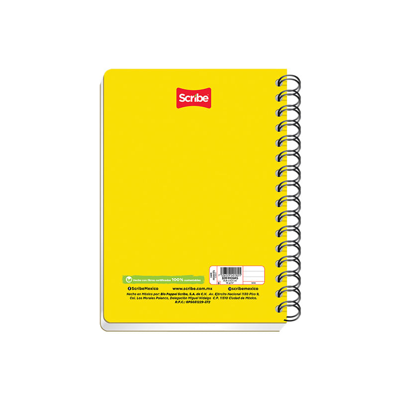 18663 - CUADERNO ESPIRAL FRANCES 100H BLANCO CLASICO
