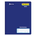 18666 - CUADERNO COSIDO PROFESIONAL 100H RAYAS NORMA COLOR