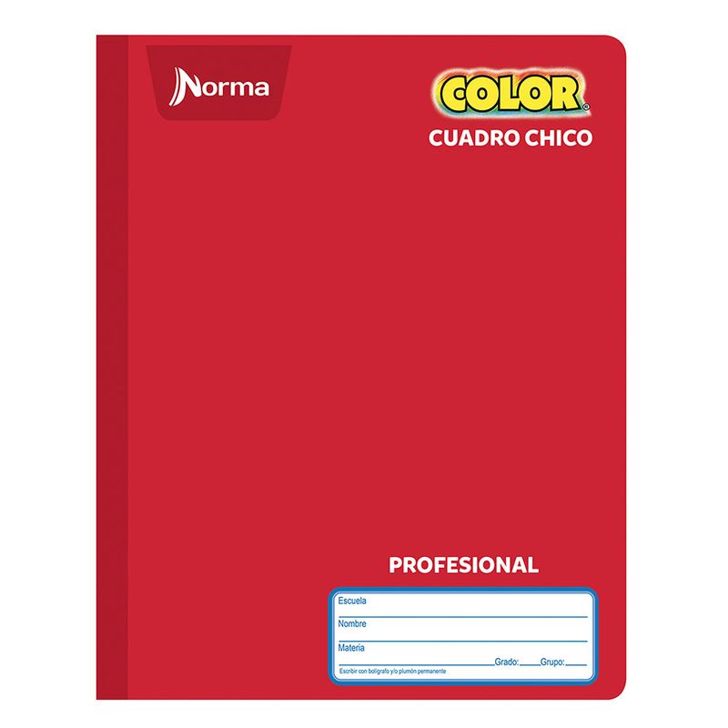 18675 - CUADERNO COSIDO PROFESIONAL 100H C-5 NORMA COLOR