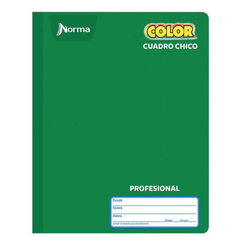 18677 - CUADERNO COSIDO PROFESIONAL 100H C-5 NORMA COLOR