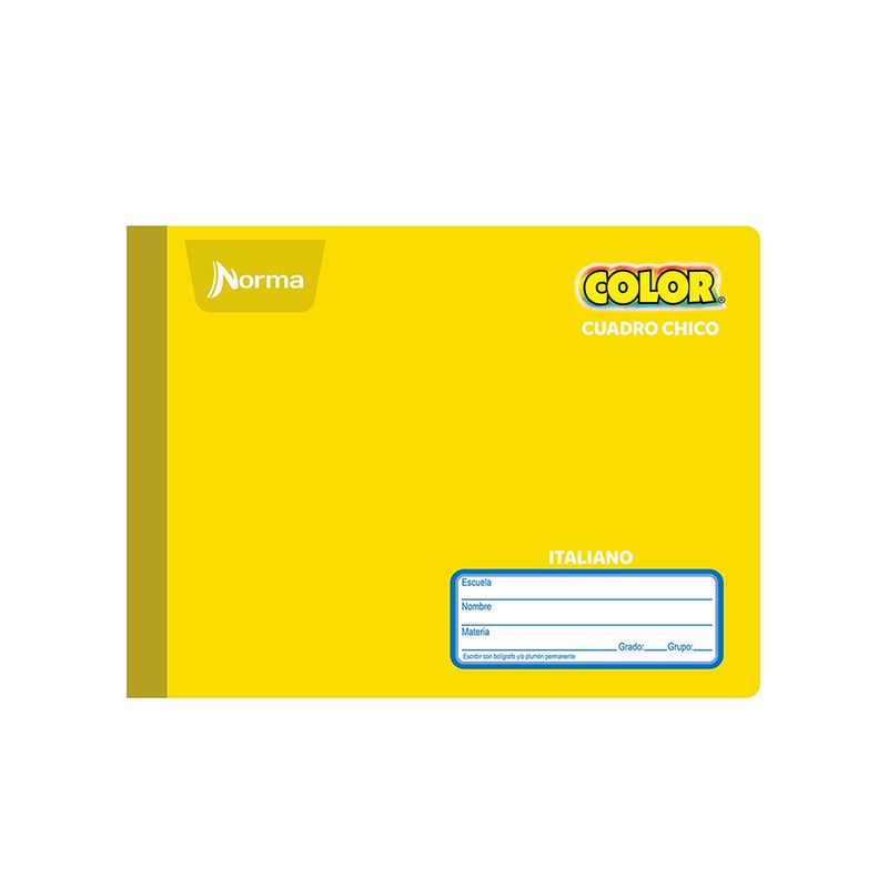 11244 - CUADERNO COSIDO ITAL 100H C-5 NORMA COLOR