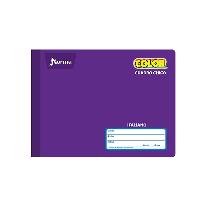 18692 - CUADERNO COSIDO ITAL 100H C-5 NORMA COLOR