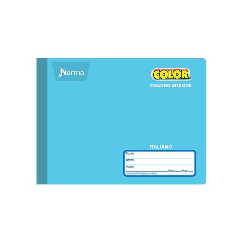 18697 - CUADERNO COSIDO ITAL 100H C-7 NORMA COLOR