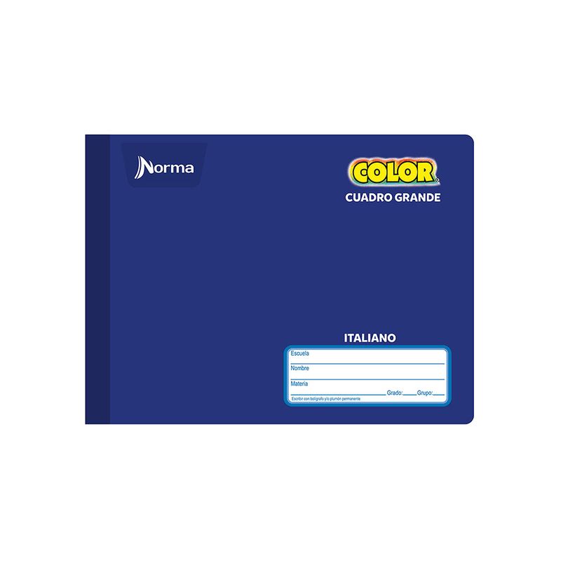 18698 - CUADERNO COSIDO ITAL 100H C-7 NORMA COLOR