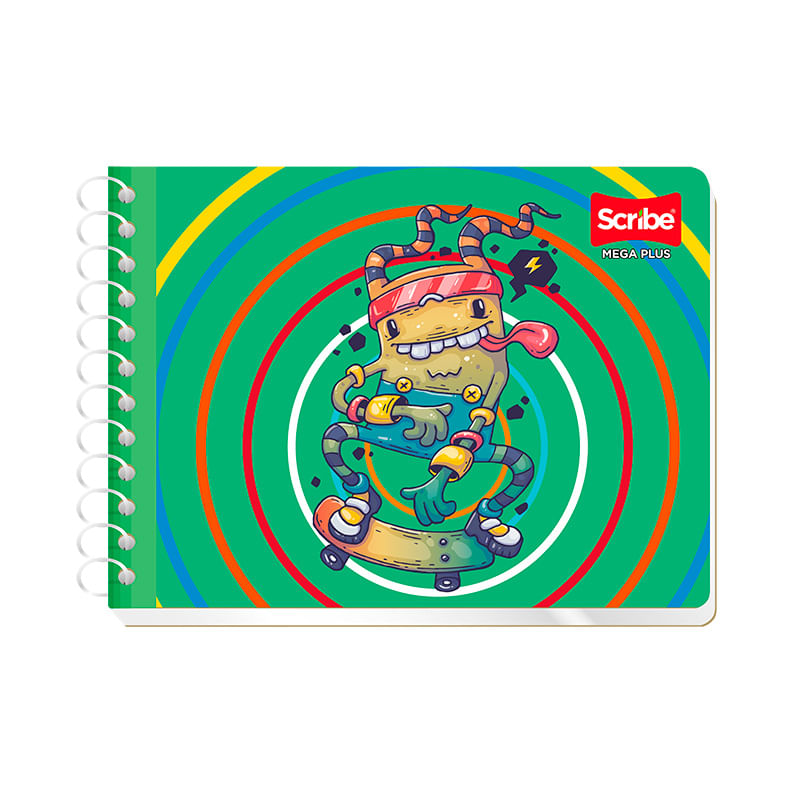 18755 - CUADERNO ESPIRAL ITAL 100H RAYAS MEGA