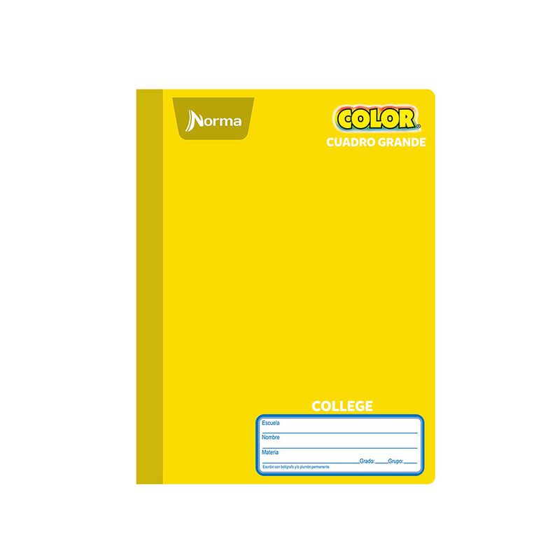 18867 - CUADERNO COSIDO COLLEGE 100H C-7 NORMA COLOR
