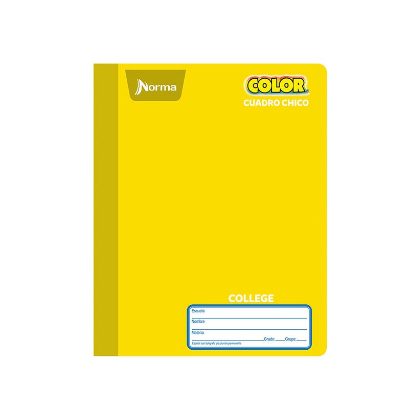 18870 - CUADERNO COSIDO COLLEGE 100H C-5 NORMA COLOR