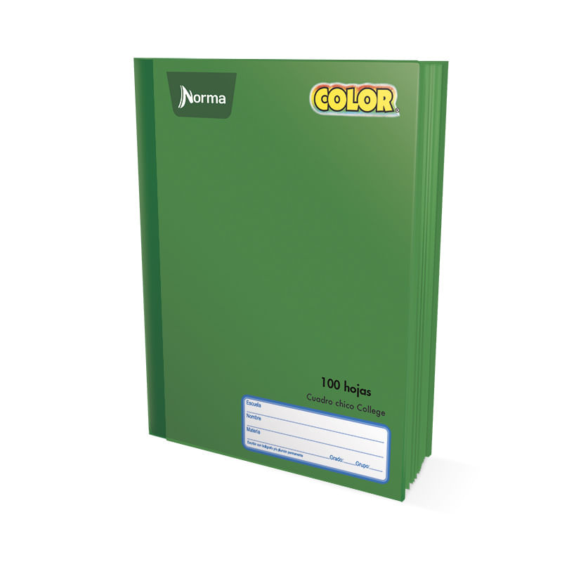 18874 - CUADERNO COSIDO COLLEGE 100H C-5 NORMA COLOR