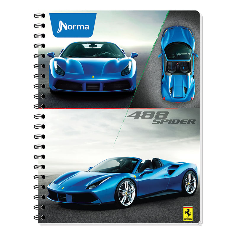18907 - CUADERNO PROFESIONAL 100H RAYAS FERRARI