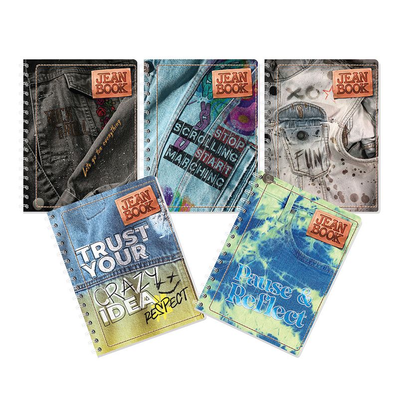 19006 - CUADERNO ESPIRAL FRANCES 100H RAYAS JB REVOLUTION