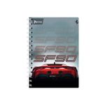 11725 - CUADERNO ESPIRAL FRANCES 100H RAYAS FERRARI