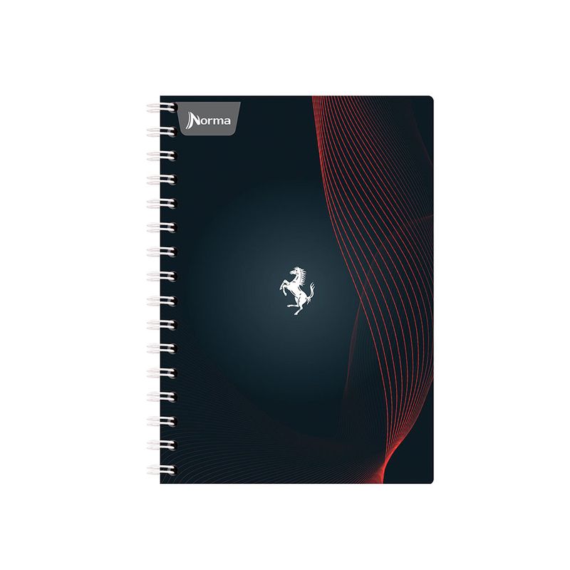 19013 - CUADERNO ESPIRAL FRANCES 100H RAYAS FERRARI