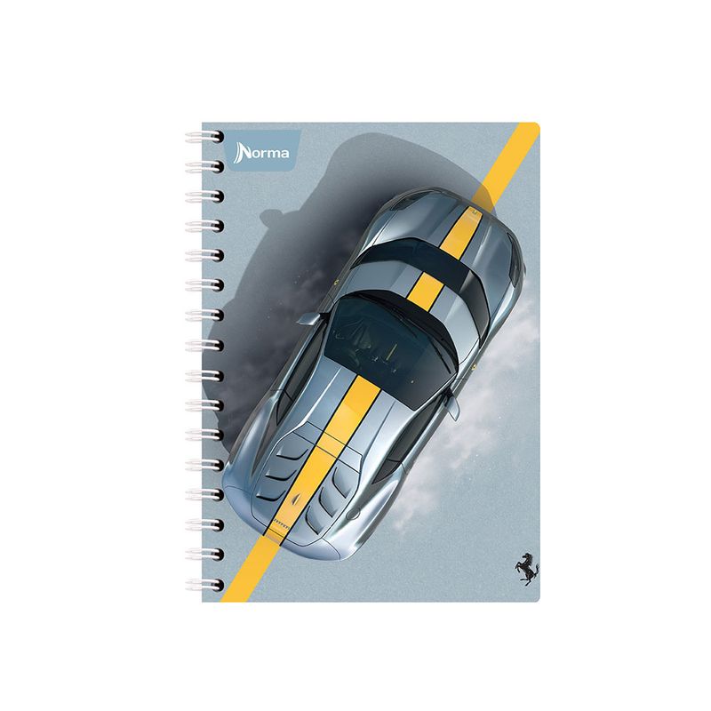 19014 - CUADERNO ESPIRAL FRANCES 100H C-7 FERRARI