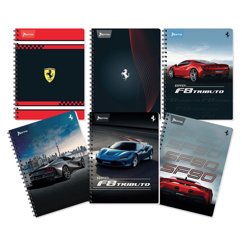 19016 - CUADERNO PROFESIONAL 100H C-7 FERRARI