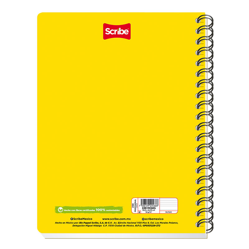 19023 - CUADERNO PROFESIONAL 100H PAUTADO CLASICO
