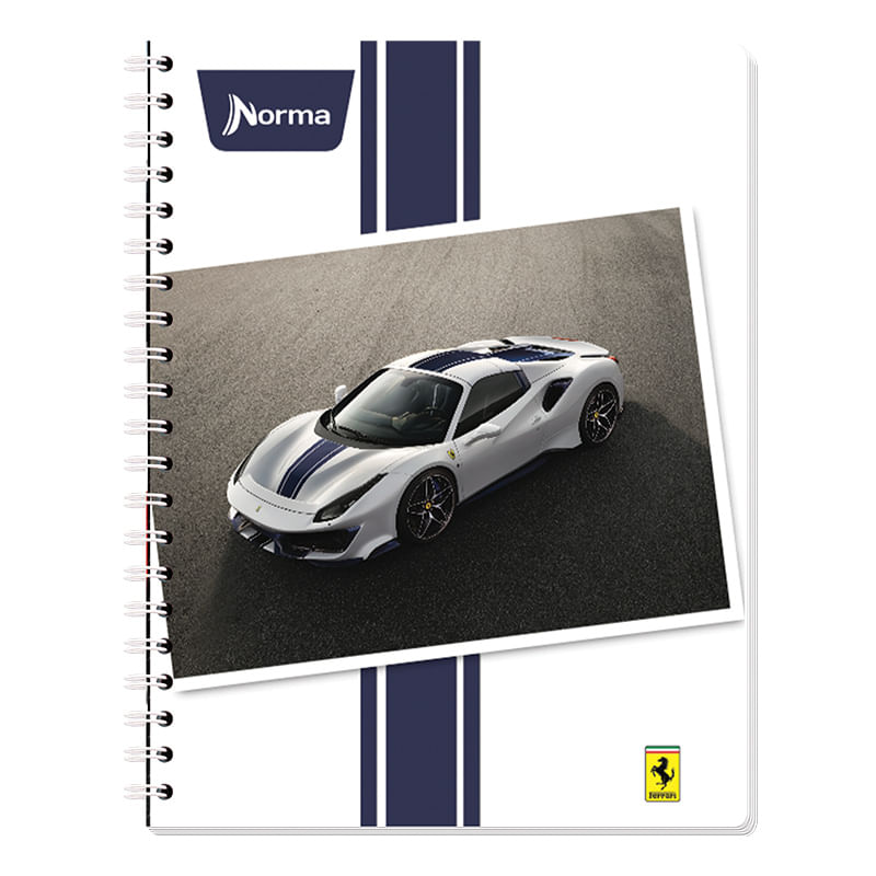 12516 - CUADERNO PROFESIONAL 160H RAYAS 5MAT FERRARI DB