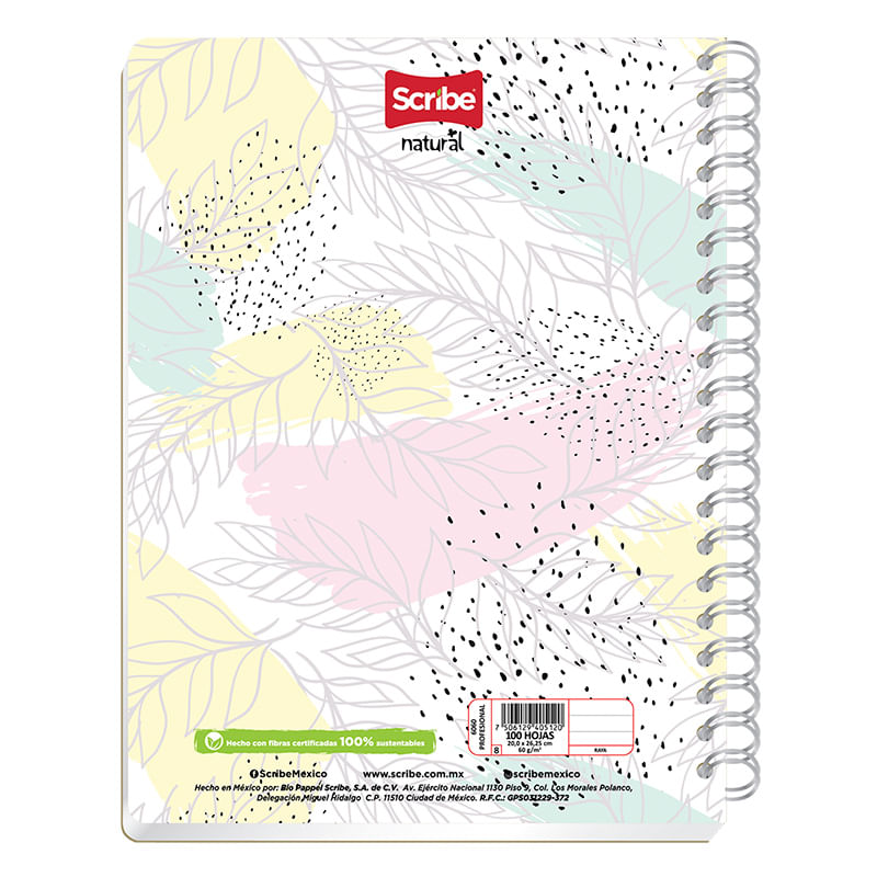 19150 - CUADERNO PROFESIONAL 100H RAYAS NATURAL
