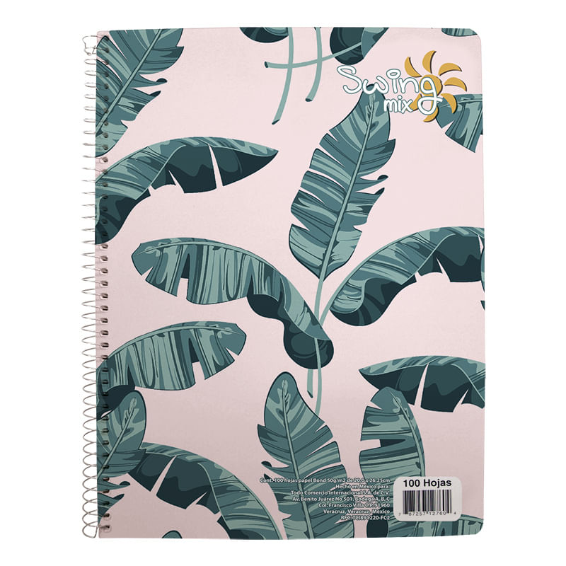 11929 - CUADERNO PROFESIONAL 100H BLANCO SWING MIX