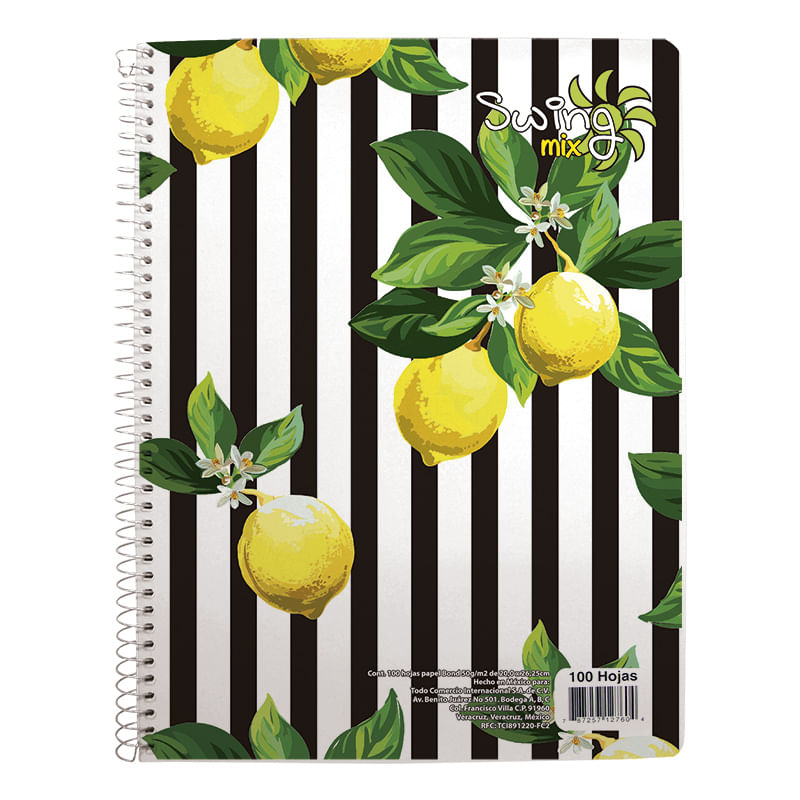 19181 - CUADERNO PROFESIONAL 100H BLANCO SWING MIX
