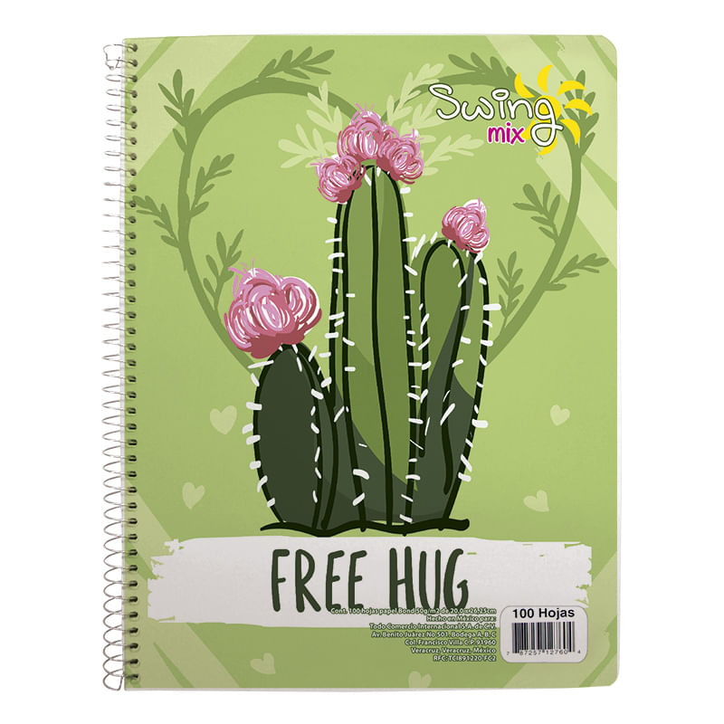 19182 - CUADERNO PROFESIONAL 100H BLANCO SWING MIX
