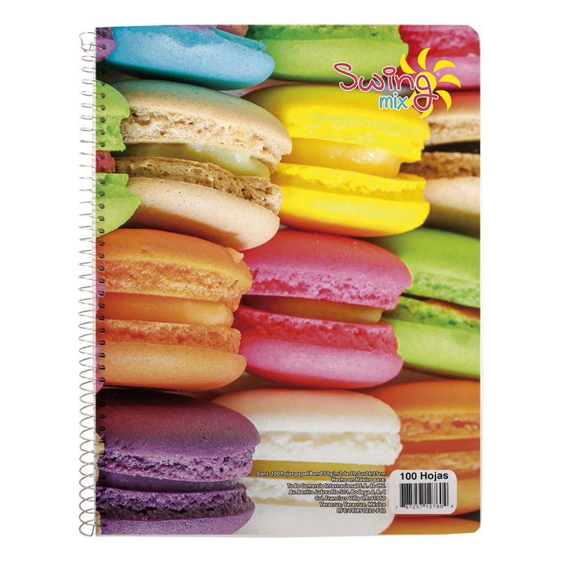 19185 - CUADERNO PROFESIONAL 100H C-5 SWING MIX