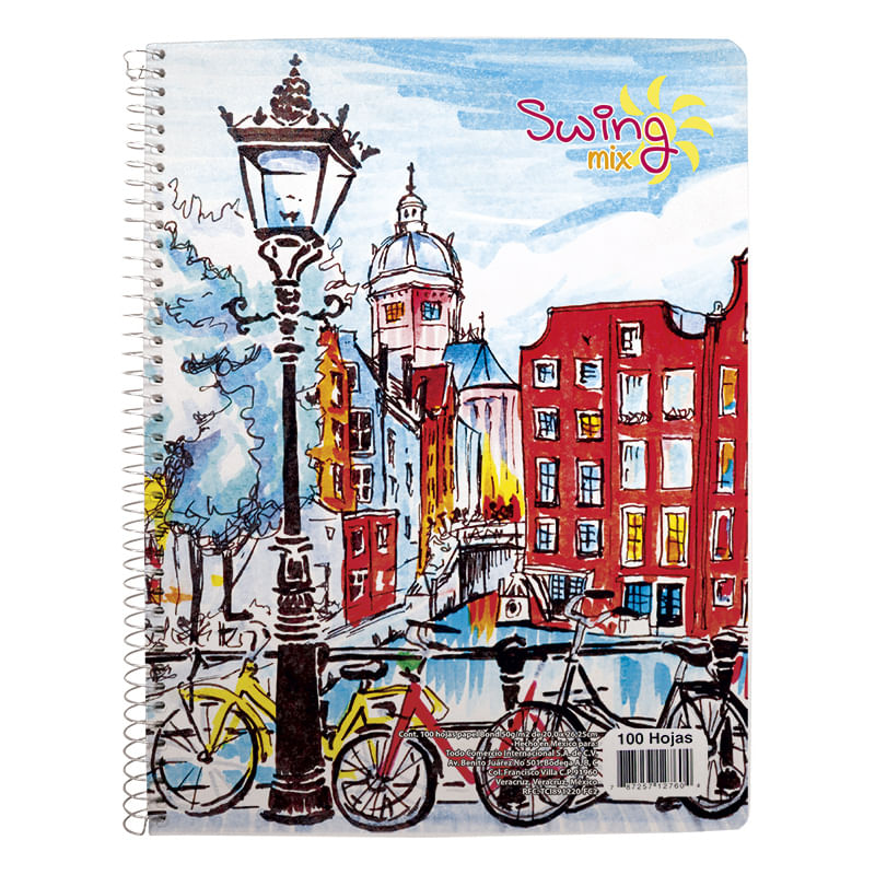 19187 - CUADERNO PROFESIONAL 100H C-7 SWING MIX