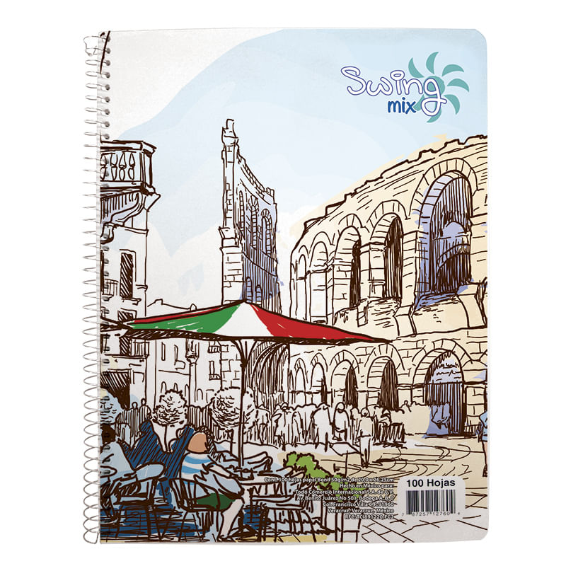 19188 - CUADERNO PROFESIONAL 100H C-7 SWING MIX