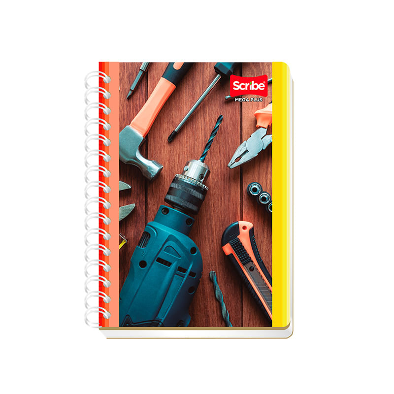 19292 - CUADERNO ESPIRAL FRANCES 100H BLANCO MEGA