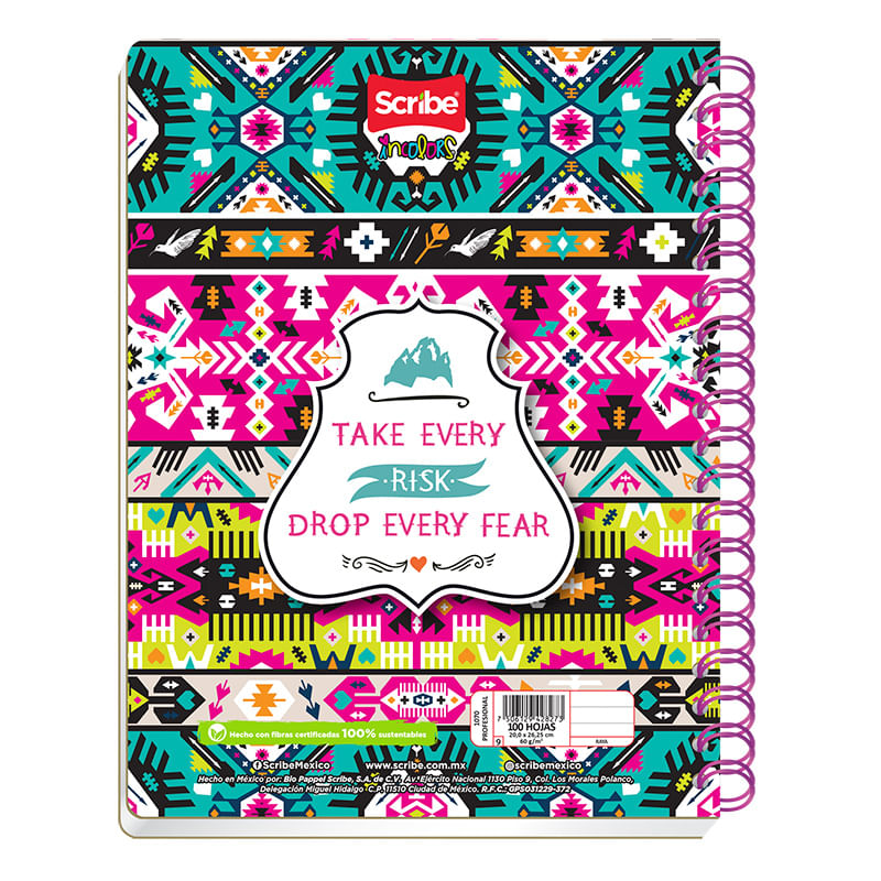 19336 - CUADERNO PROFESIONAL 100H RAYAS INCOLORS