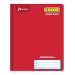 19588 - CUADERNO COSIDO PROFESIONAL 100H D/R NORMA COLOR