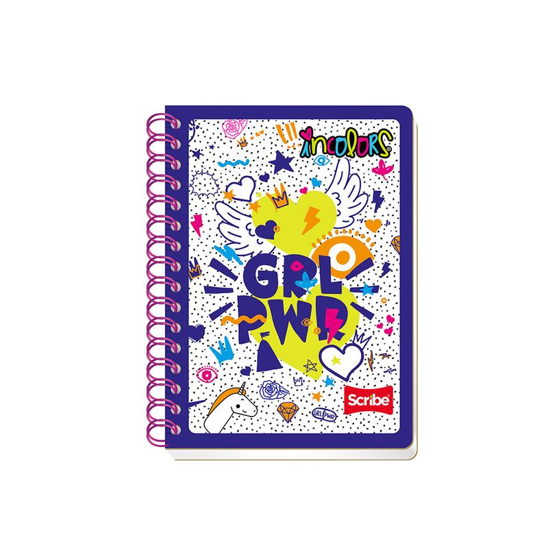 11726 - CUADERNO ESPIRAL FRANCES 100H RAYAS INCOLORS