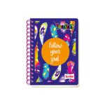 19689 - CUADERNO ESPIRAL FRANCES 100H RAYAS INCOLORS