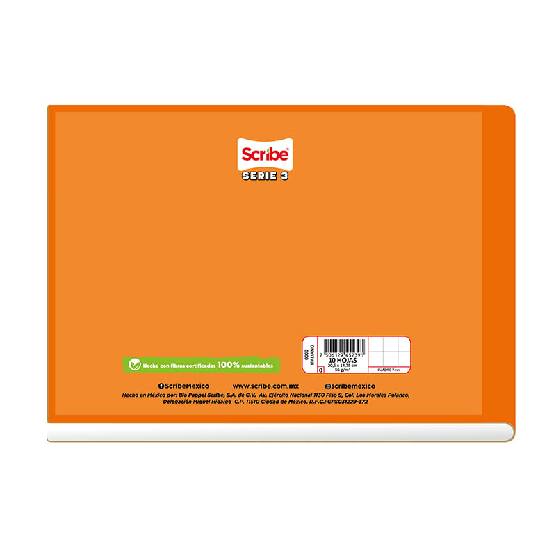 30928 - CUADERNO COSIDO ITAL 100H RAYAS SERIE 3