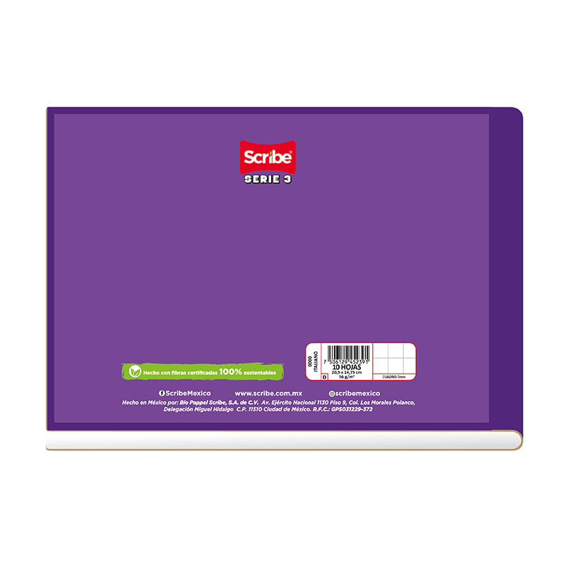 30934 - CUADERNO COSIDO ITAL 100H BCO SERIE 3