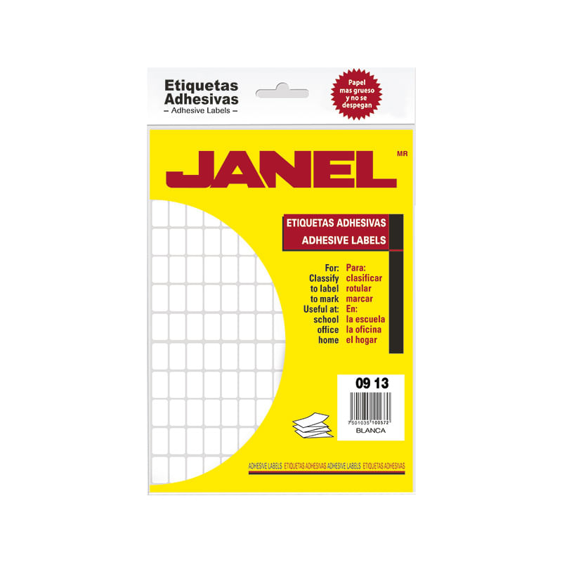 10642 - ETIQUETA BLANCA 100 No 1 09X13 C/3600