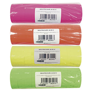 20451 - ETIQUETA AMARILLA  1LINEA MARCA PRECIOS 10 ROLLOS