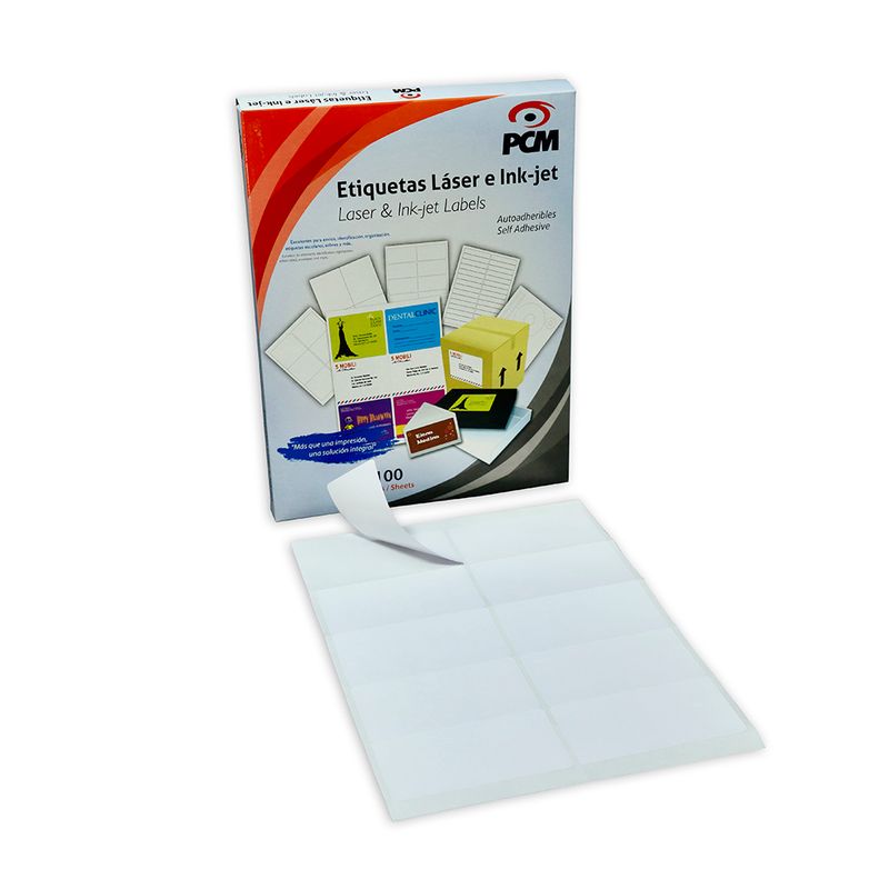 30919 - ETIQUETA LASER 109 CARTA PTE CON 100 HJS PCM