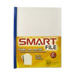 20470 - FOLDER CARTA PLASTICO CON COSTILLA COLORES SOLIDOS C/5PZAS