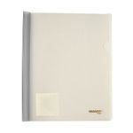 13047 - FOLDER CARTA PLASTICO CON COSTILLA BLANCO