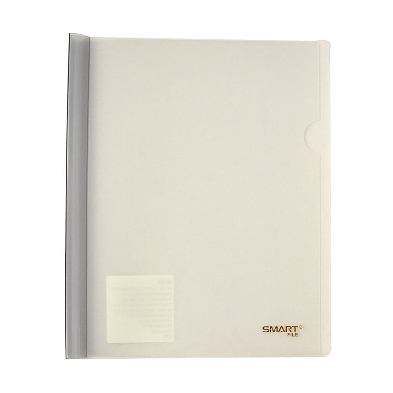 13047 - FOLDER CARTA PLASTICO CON COSTILLA BLANCO