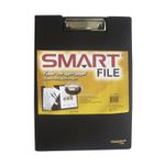 8746 - CARPETA CARTA PORTABLOCK CON AGARRAPAPEL NEGRO