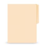 45758 - FOLDER CARTA CREMA OFIX CON 100PZAS