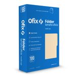 4421 - FOLDER OFICIO CREMA OFIX CON 100PZAS